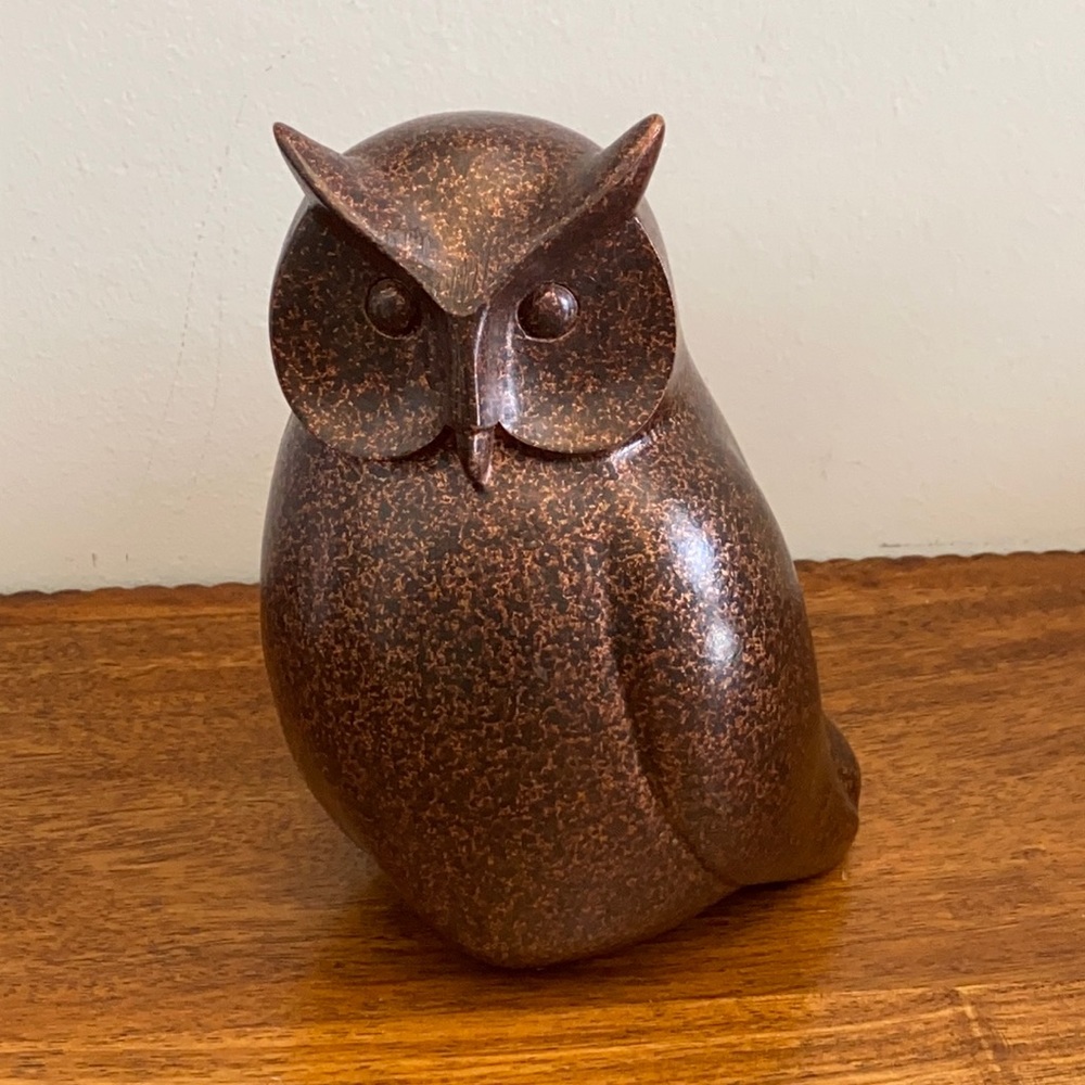 NWT Kohl's Autumn Harvest Owl Statue Fall Figurine 6.5x4.5.
